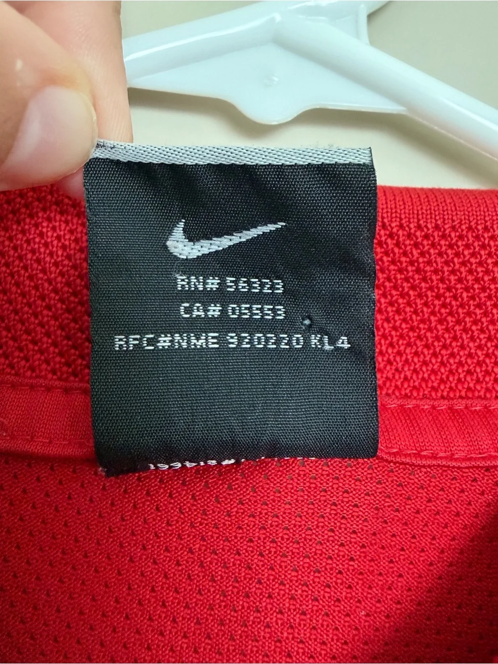 Nike red dry